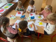 ilustracja do wpisu 
Jabłko -pierwsze próby malarskie