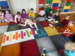 ilustracja do wpisu 
Długi,krótki -zabawy matematyczne, utrwalenie pojęć