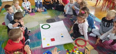 ilustracja do wpisu 
Figury geometryczne - dopasowywanie