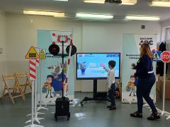 ilustracja do wpisu 
Pluszowy Rogatek w naszym przedszkolu