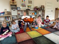 ilustracja do wpisu 
Mała orkiestra -poznajemy instrumenty muzyczne