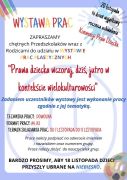 ilustracja do wpisu 
"Prawa dziecka wczoraj, dziś, jutro w kontekście wielokulturowości" - WYSTAWA PRAC