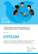 ilustracja do wpisu 
Dyplom - UNICEF